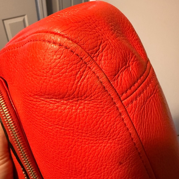 Michael Kors Red Leather Shoulder Bag - Picture 5 of 9